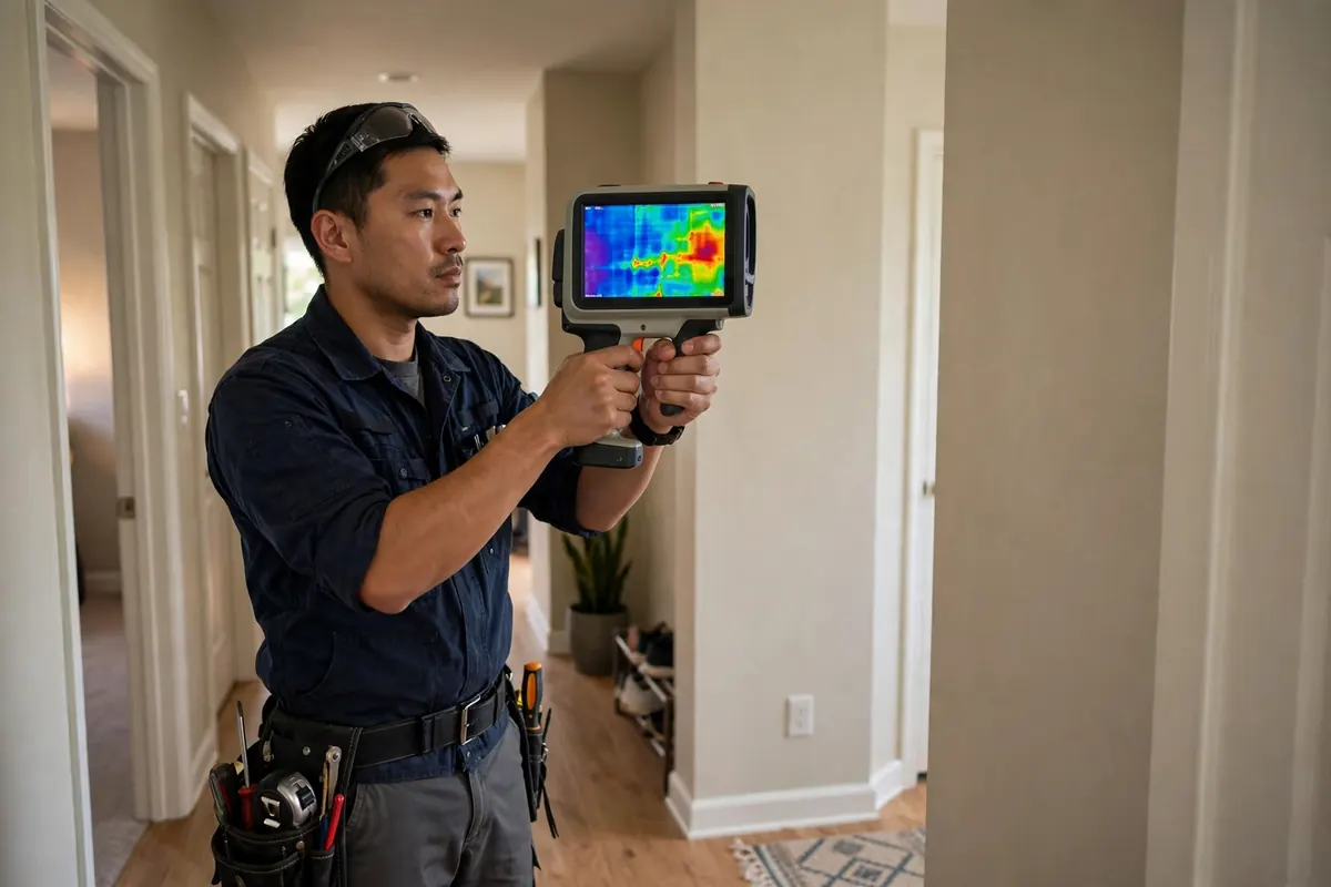 Thermal Imaging Leak Detection in Perris, CA